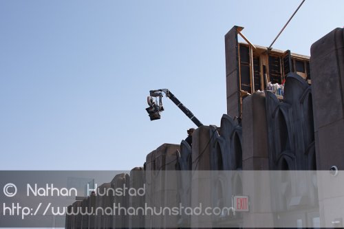 The top of the Rockefeller Center. We couldn't go up there becau